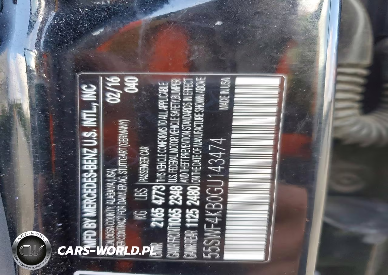 2016 Mercedes-Benz C 300 4Matic VIN:55SWF4KB0GU143474 - 12