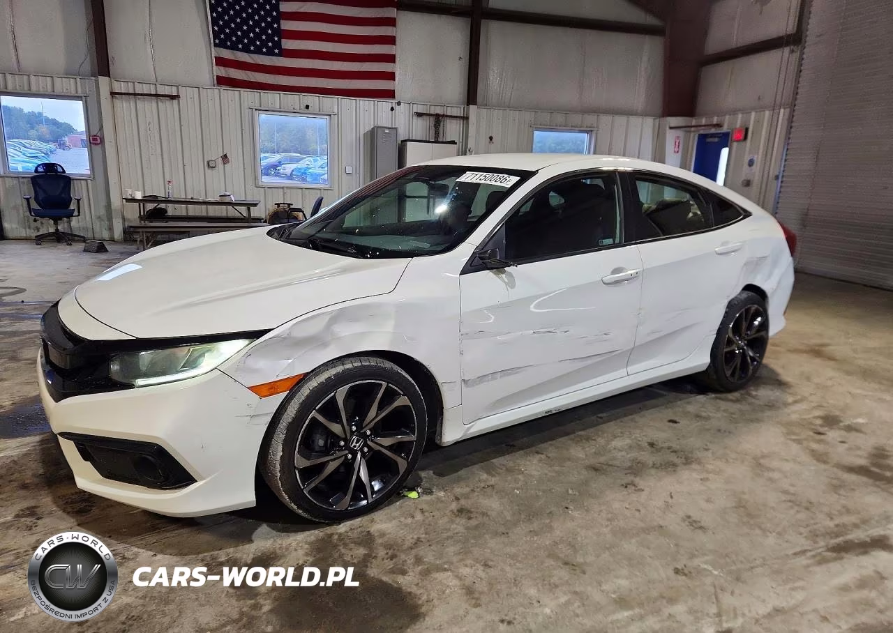 2019 Honda Civic Sport VIN:2HGFC2F88KH531487 - 1