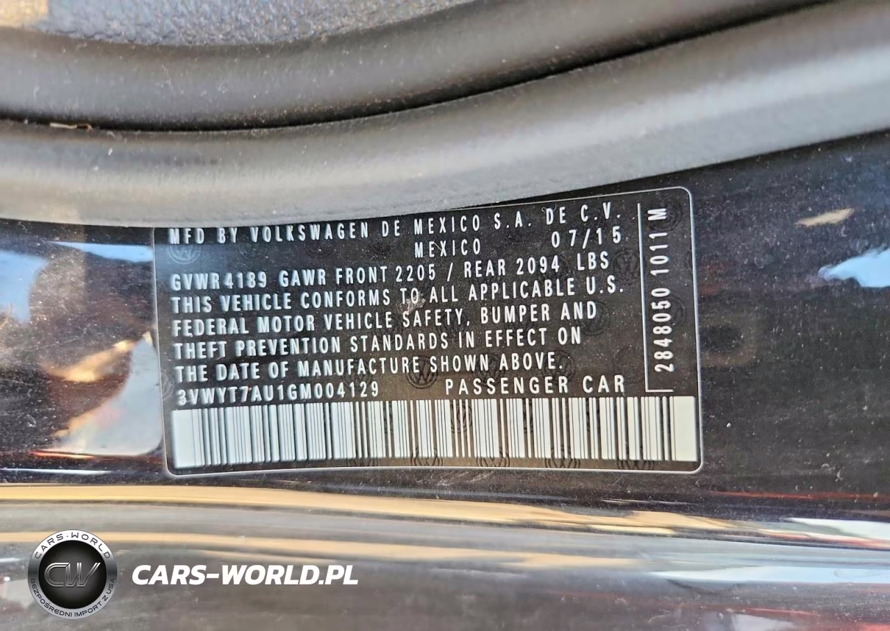 2016 Volkswagen Gti VIN:3VWYT7AU1GM004129 - 13