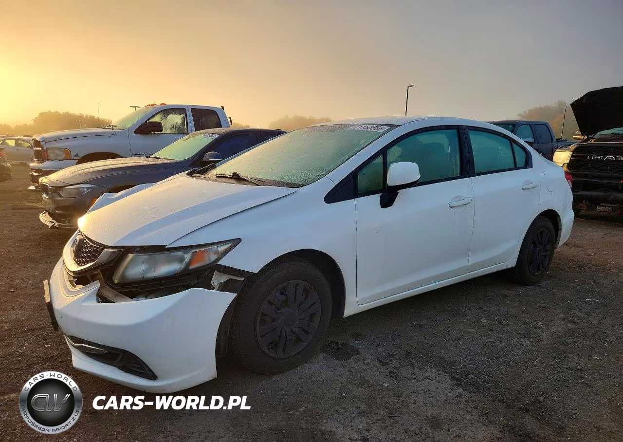 2013 Honda Civic Lx VIN:2HGFB2F58DH568857 - 1