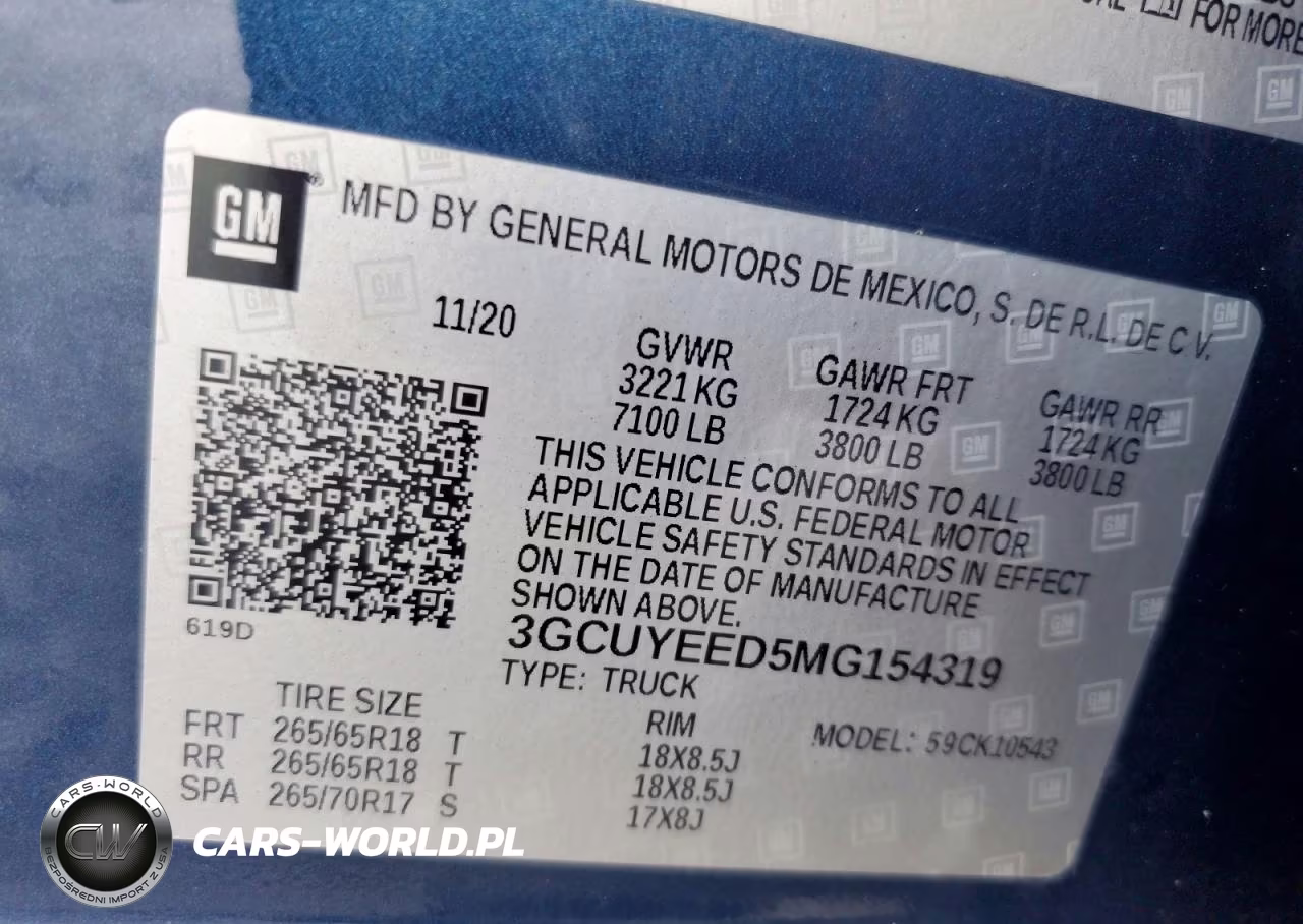 2021 Chevrolet Silverado K1500 Rst VIN:3GCUYEED5MG154319 - 12