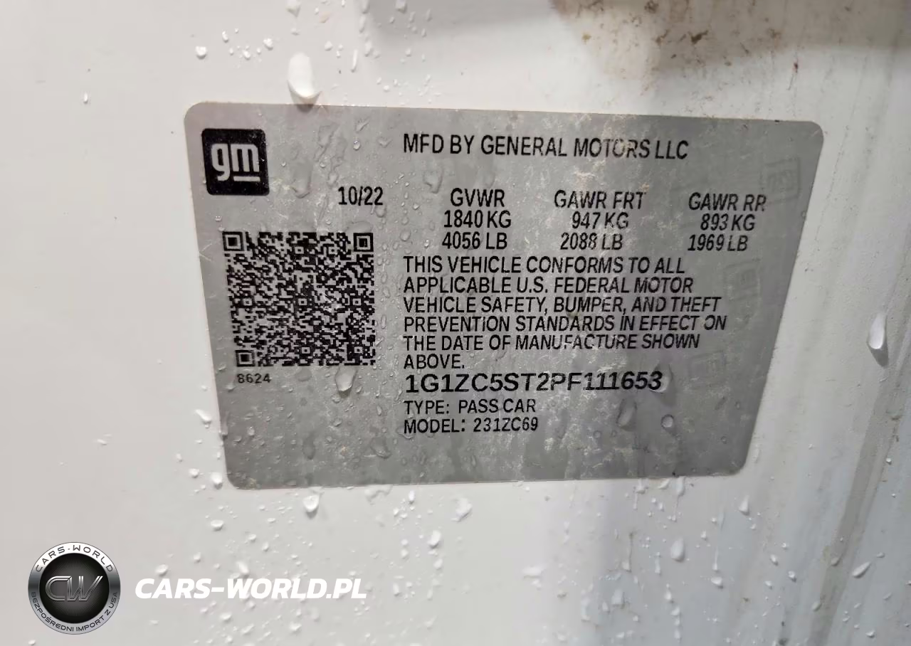 2023 Chevrolet Malibu Ls VIN:1G1ZC5ST2PF111653 - 12