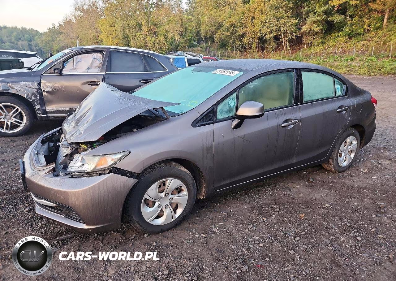 2013 Honda Civic Lx VIN:19XFB2F56DE202115 - 1