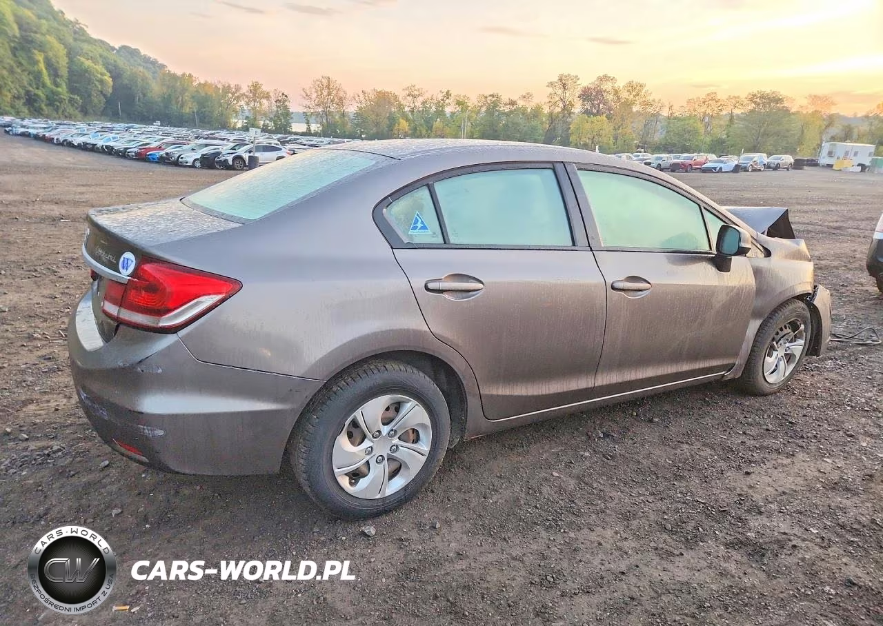 2013 Honda Civic Lx VIN:19XFB2F56DE202115 - 3