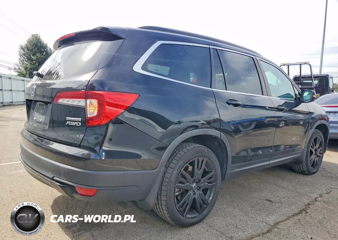 2022 Honda Pilot Se VIN:5FNYF6H20NB014094 - 3