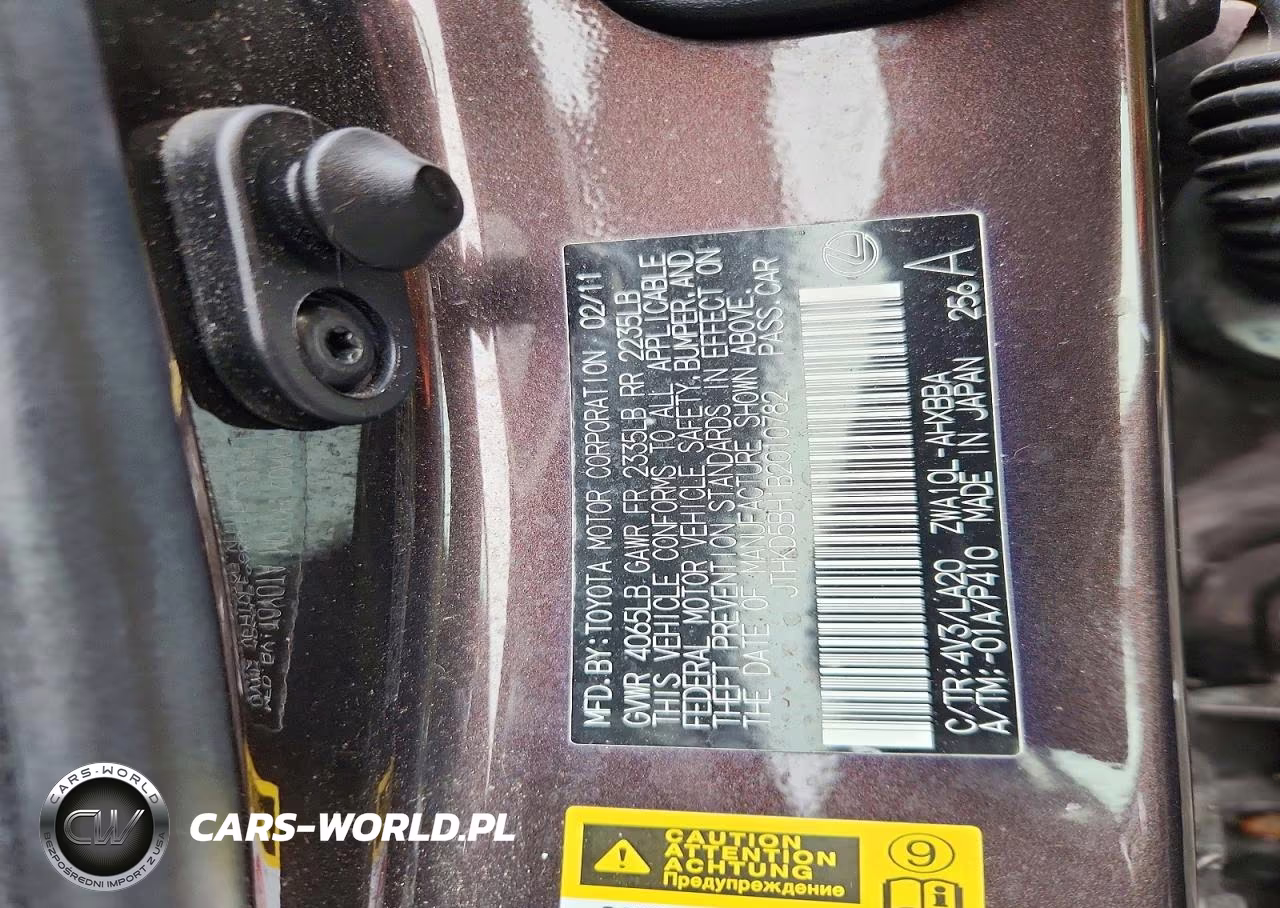 2011 Lexus Ct 200 VIN:JTHKD5BH1B2010782 - 12