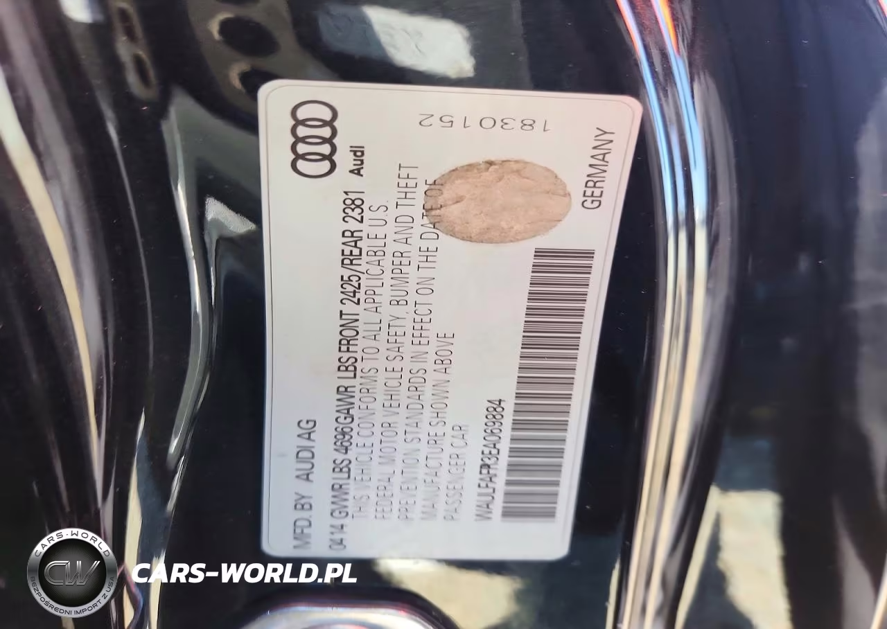 2014 Audi A5 Premium Plus VIN:WAULFAFR3EA069884 - 12