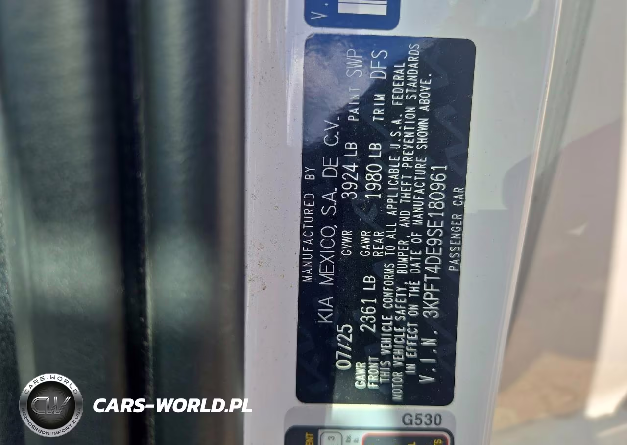 2025 Kia K4 Lx VIN:3KPFT4DE9SE180961 - 12