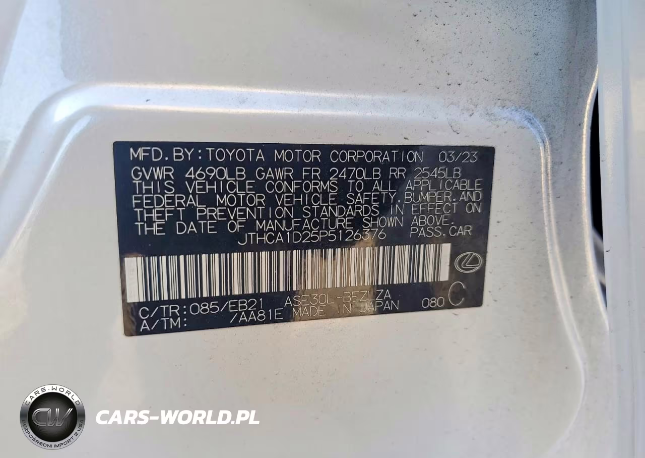 2023 Lexus Is 300 VIN:JTHCA1D25P5126376 - 12