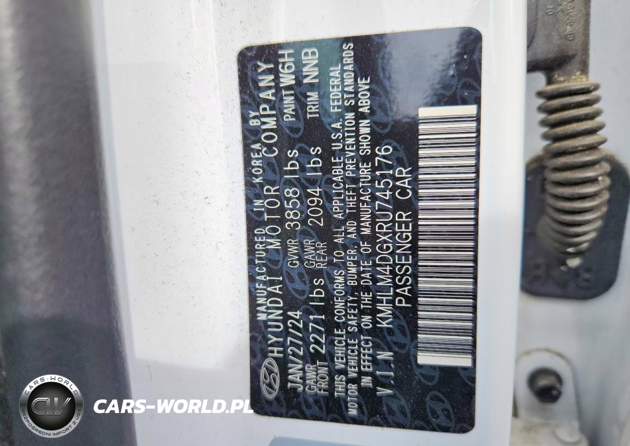 2024 Hyundai Elantra Sel VIN:KMHLM4DGXRU745176 - 12