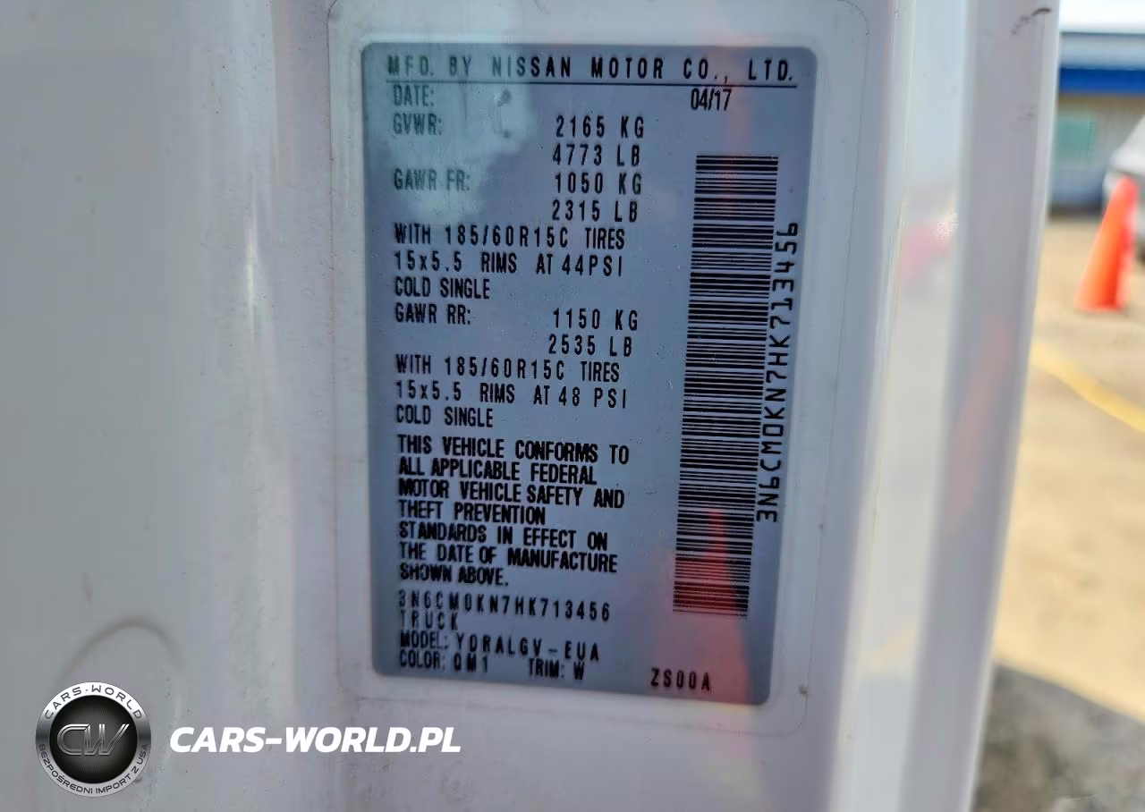 2017 Nissan Nv200 Sv VIN:3N6CM0KN7HK713456 - 13