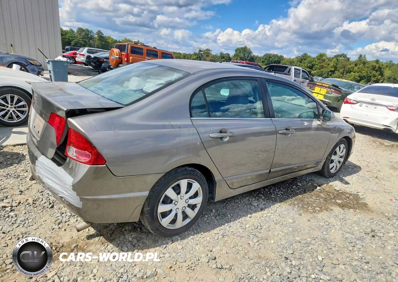 2007 Honda Civic Lx VIN:1HGFA165X7L008973 - 3