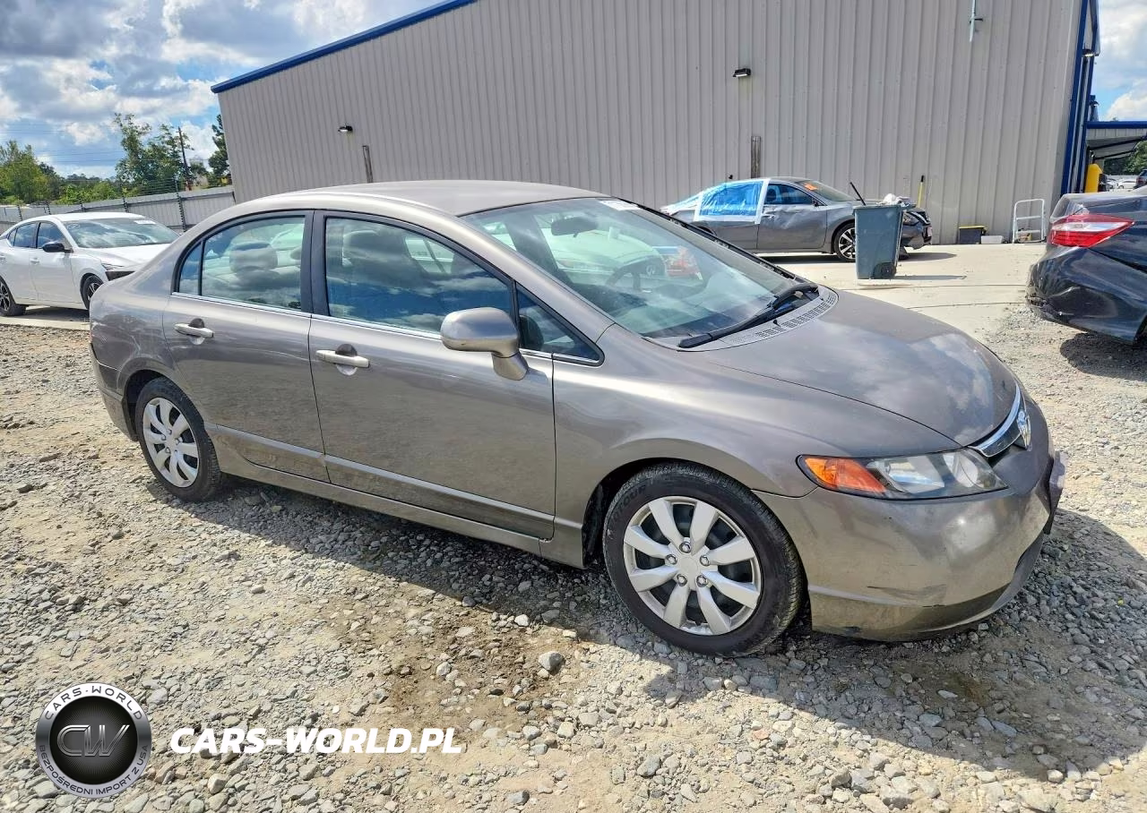 2007 Honda Civic Lx VIN:1HGFA165X7L008973 - 4
