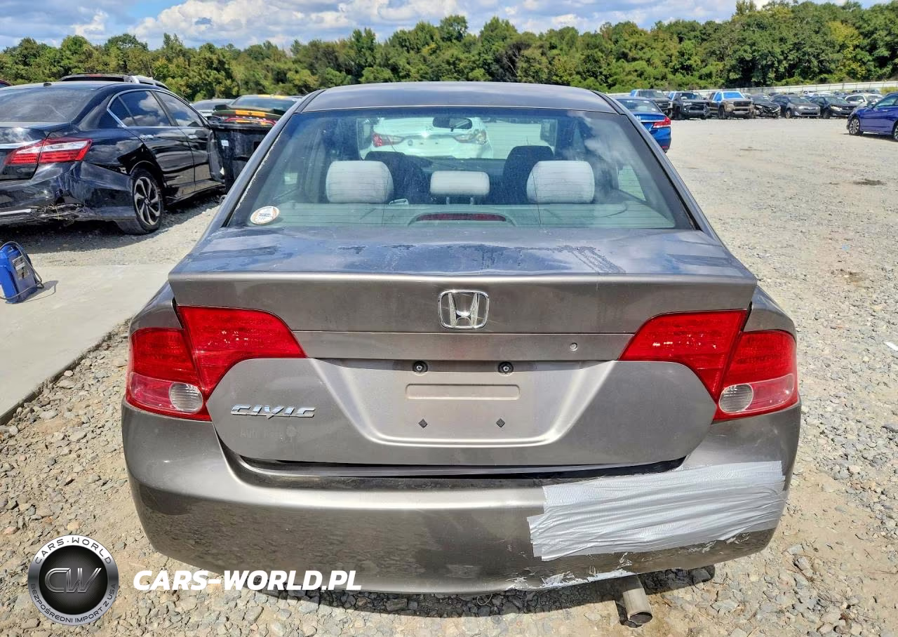 2007 Honda Civic Lx VIN:1HGFA165X7L008973 - 6
