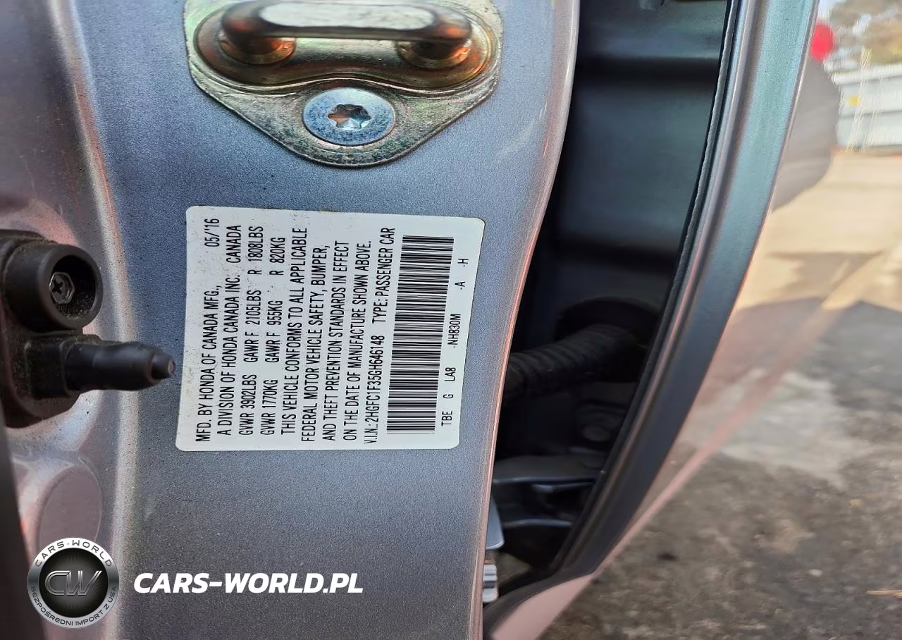 2016 Honda Civic Ex VIN:2HGFC1F35GH646148 - 13