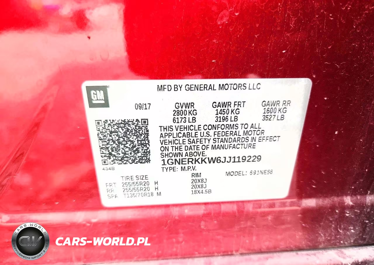 2018 Chevrolet Traverse Premier VIN:1GNERKKW6JJ119229 - 13