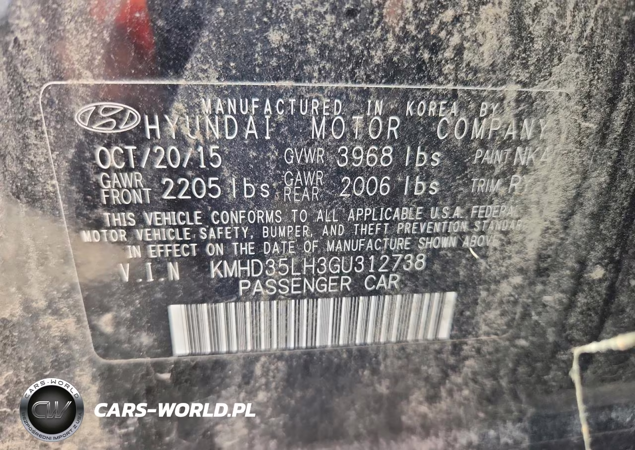 2016 Hyundai Elantra Gt Base VIN:KMHD35LH3GU312738 - 12