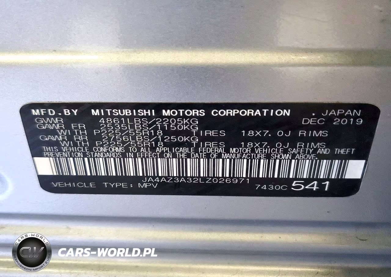 2020 Mitsubishi Outlander Se VIN:JA4AZ3A32LZ026971 - 14
