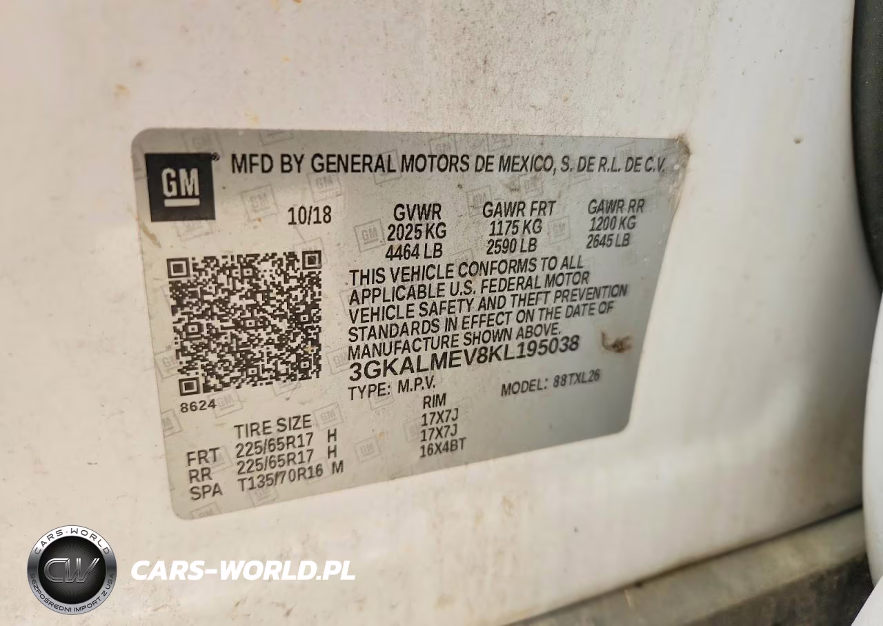 2019 GMC Terrain Sle VIN:3GKALMEV8KL195038 - 13
