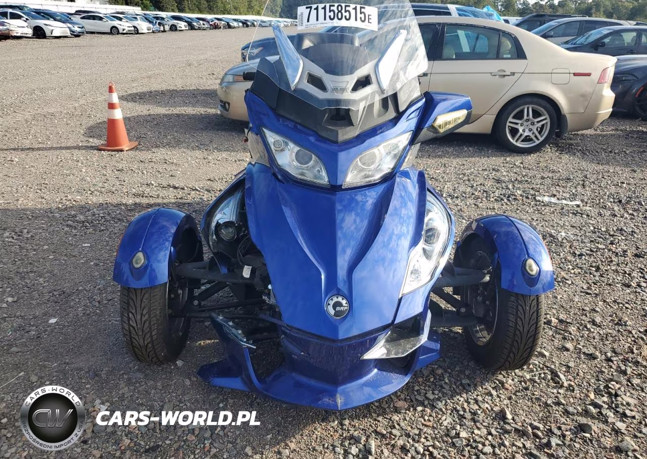 2012 Can-Am Spyder Roadster Rt VIN:2BXJBKC15CV000835 - 2