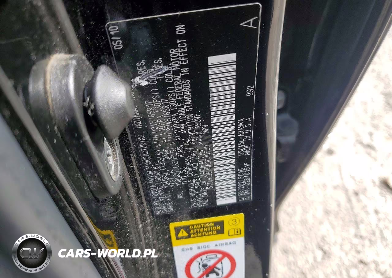 2010 Toyota Highlander Base VIN:5TDBK3EH5AS026529 - 13