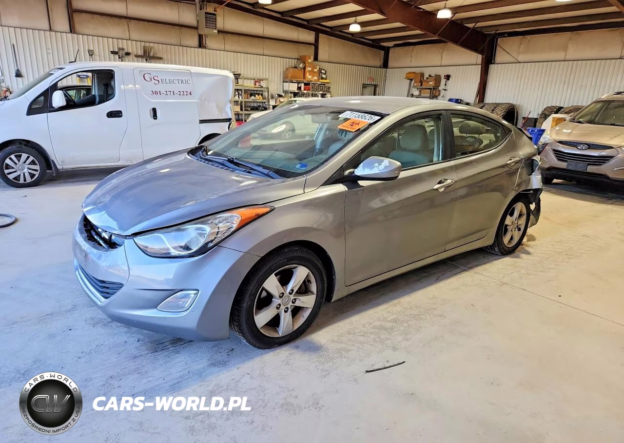 2012 Hyundai Elantra Gls VIN:KMHDH4AE7CU310294 - 1