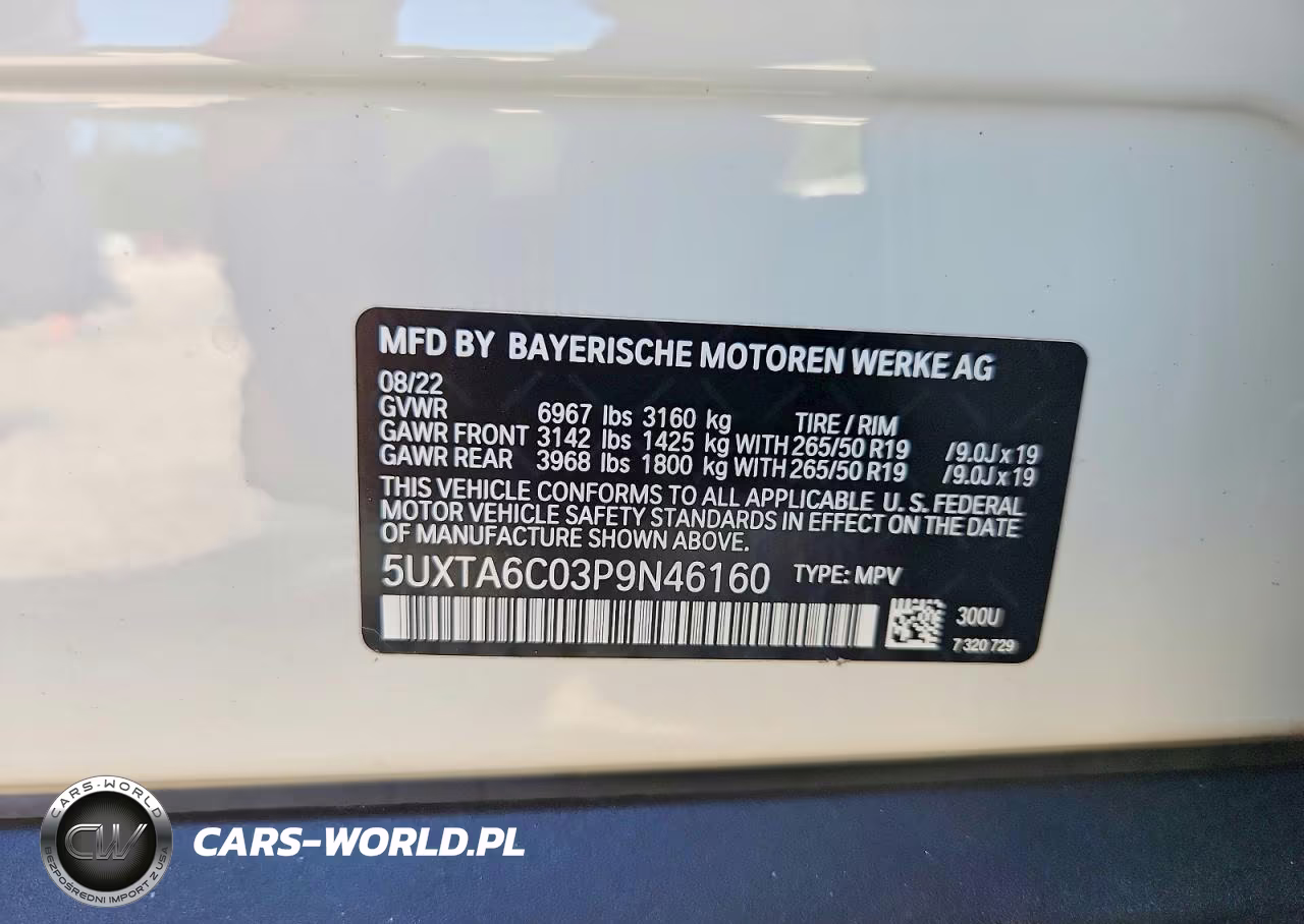 2023 BMW X5 xDrive45E VIN:5UXTA6C03P9N46160 - 13