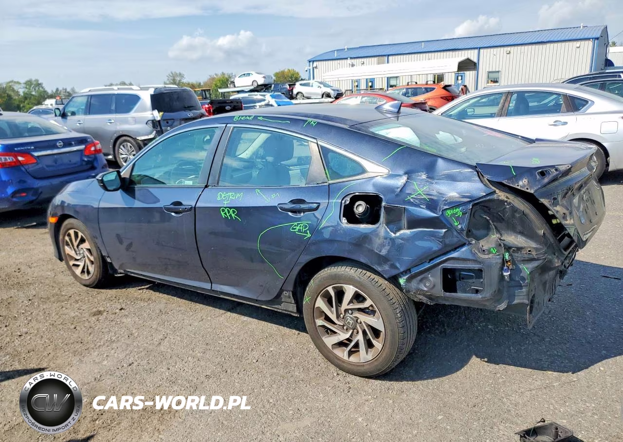 2018 Honda Civic Ex VIN:2HGFC2F72JH567259 - 2