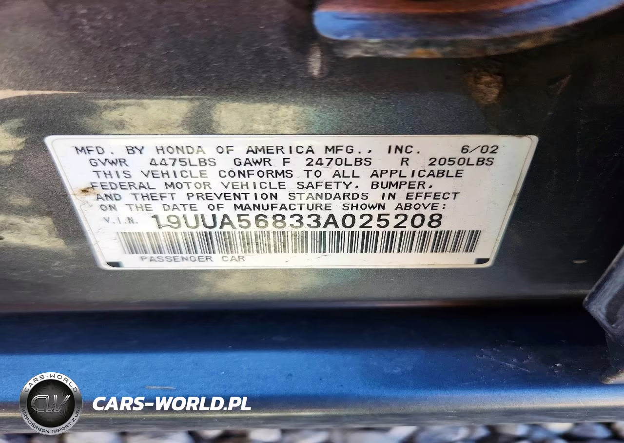 2003 Acura 3.2Tl Type-S VIN:19UUA56833A025208 - 13