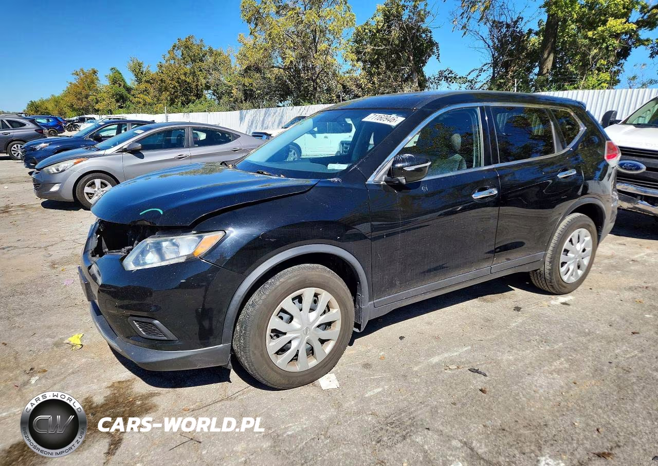 2014 Nissan Rogue S VIN:5N1AT2MK6EC780185 - 1