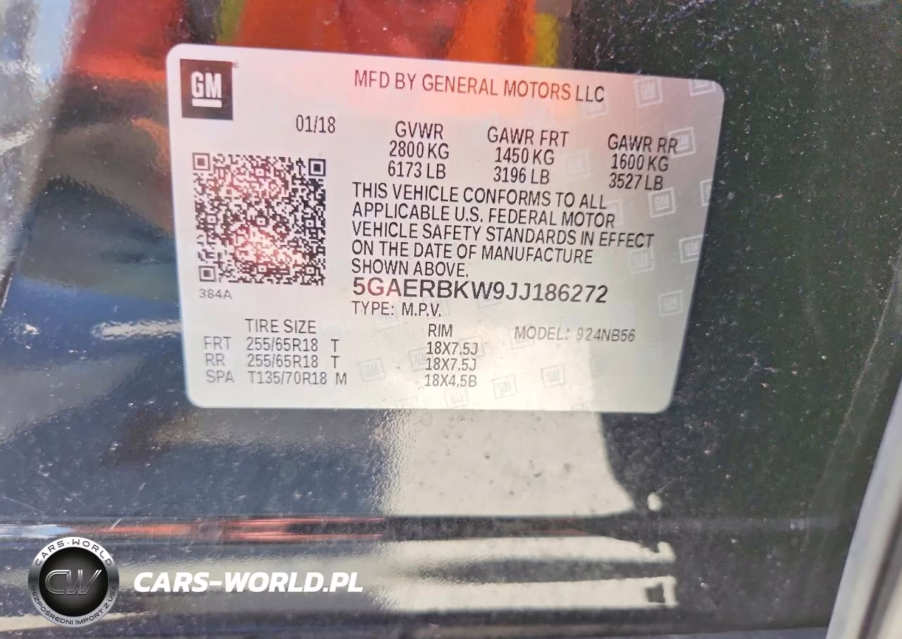 2018 Buick Enclave Essence VIN:5GAERBKW9JJ186272 - 13