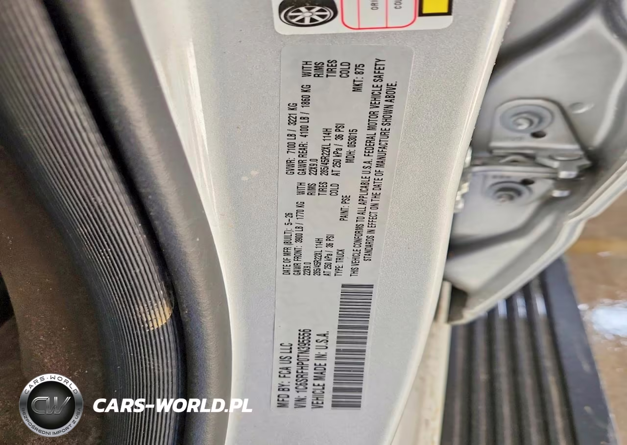 2026 Ram 1500 Limited VIN:1C6SRFHP0TN395556 - 12