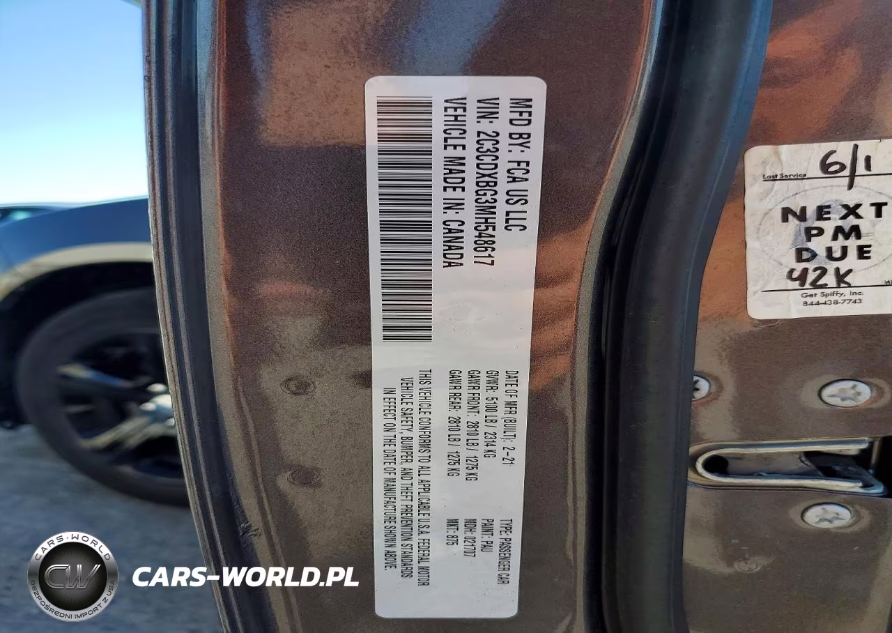 2021 Dodge Charger Sxt VIN:2C3CDXBG3MH548617 - 12