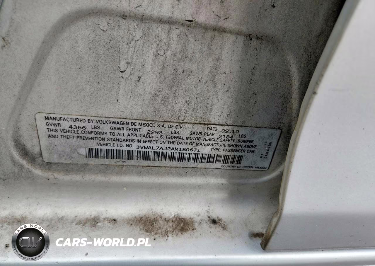 2010 Volkswagen Jetta Tdi VIN:3VWAL7AJ2AM180671 - 12