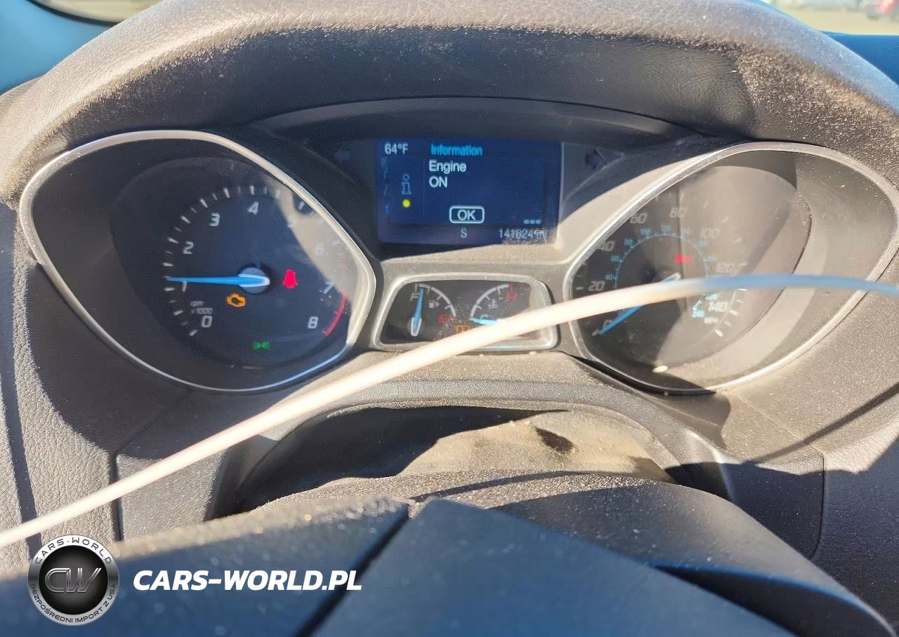 2014 Ford Focus Se VIN:1FADP3F28EL434587 - 9