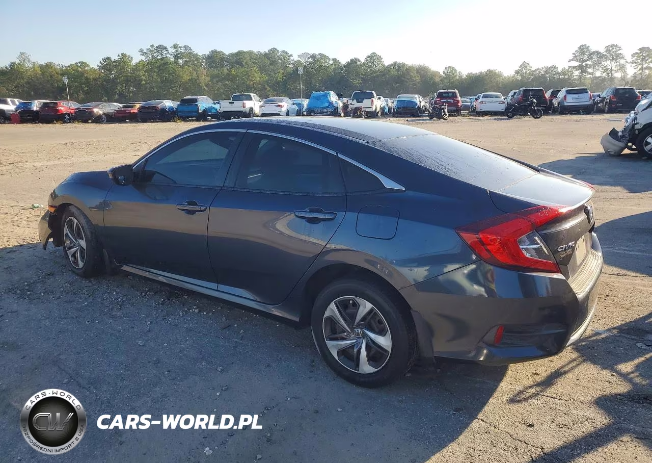 2019 Honda Civic Lx VIN:19XFC2F69KE027698 - 2