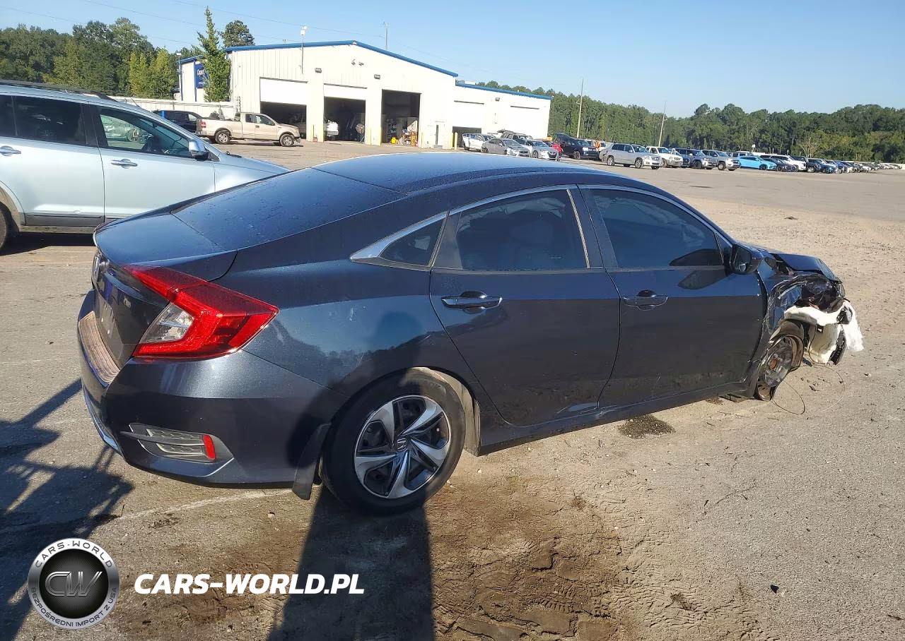2019 Honda Civic Lx VIN:19XFC2F69KE027698 - 3