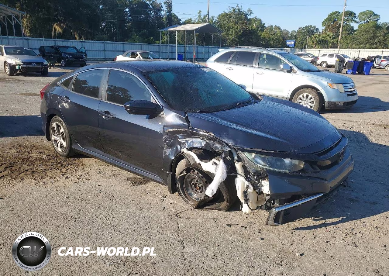 2019 Honda Civic Lx VIN:19XFC2F69KE027698 - 4