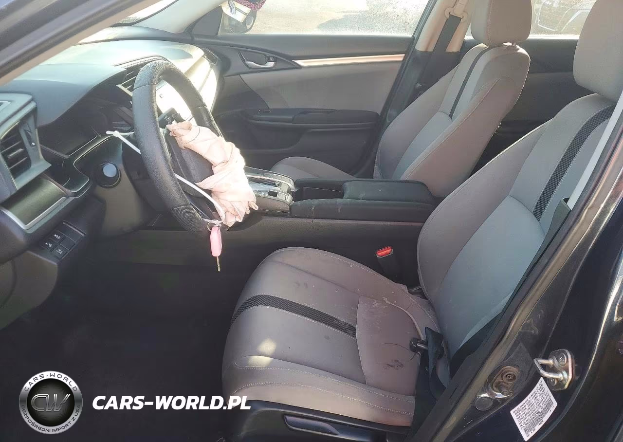 2019 Honda Civic Lx VIN:19XFC2F69KE027698 - 7