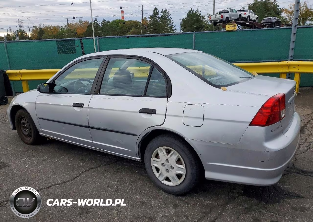 2004 Honda Civic Dx Vp VIN:2HGES16384H533532 - 2