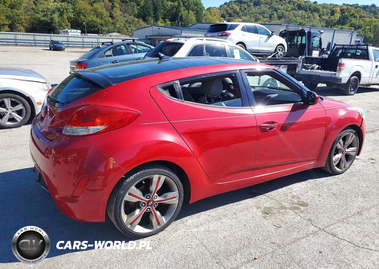 2013 Hyundai Veloster Base VIN:KMHTC6AD1DU109800 - 3