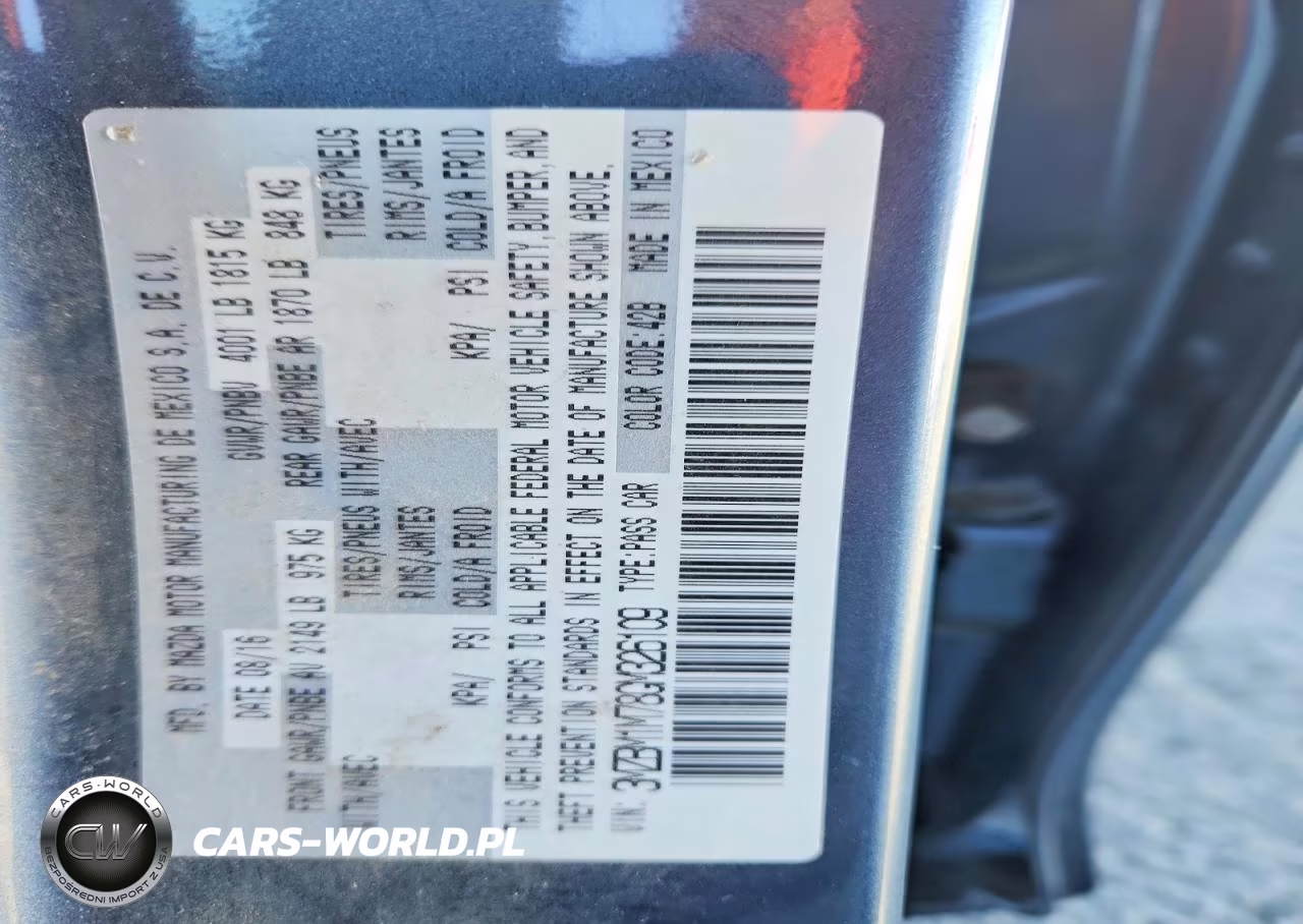 2016 Mazda 3 VIN:3MZBM1M78GM326109 - 12