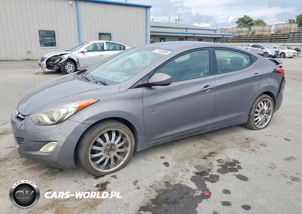 2012 Hyundai Elantra Gls VIN:5NPDH4AE3CH070448 - 1
