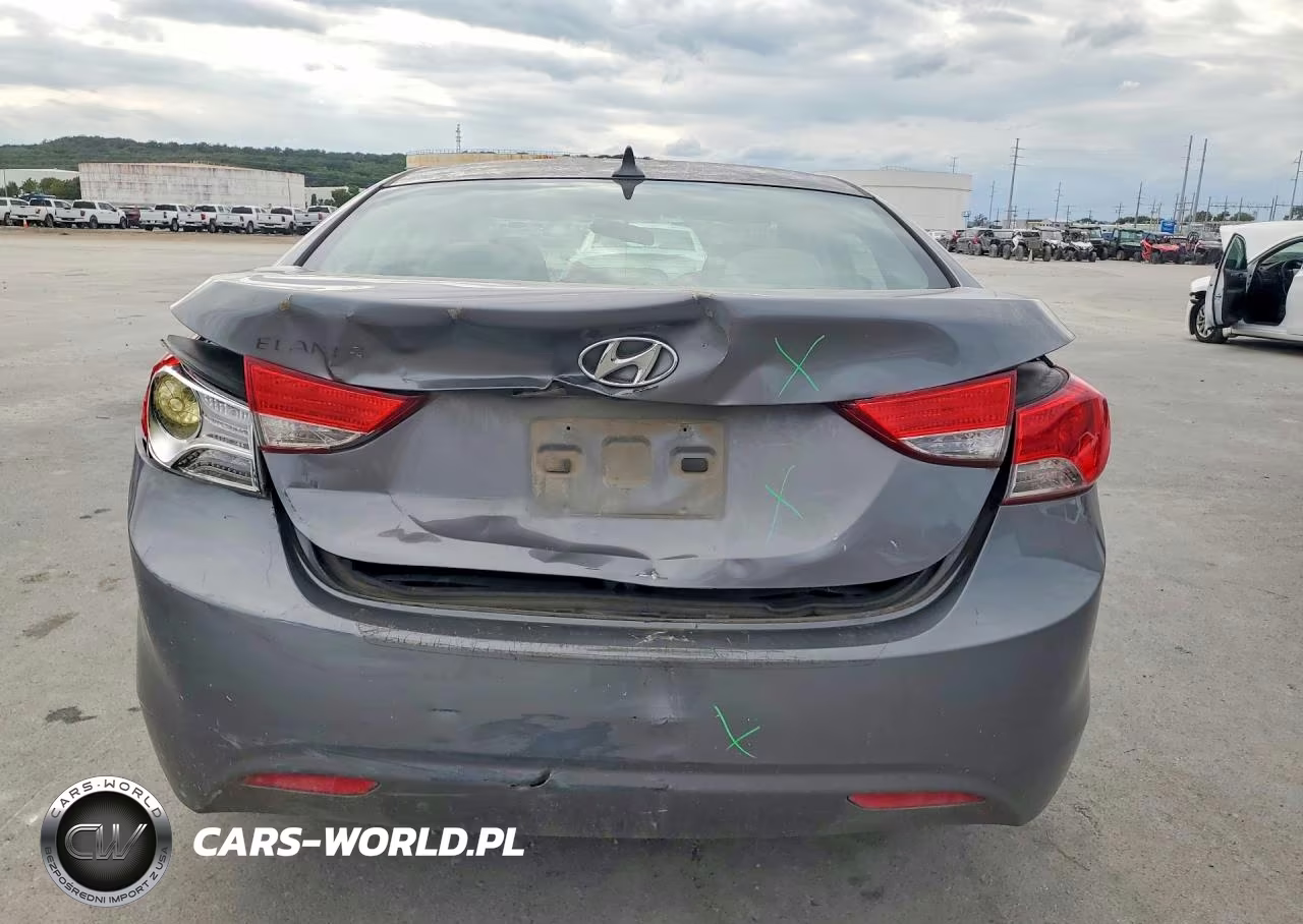 2012 Hyundai Elantra Gls VIN:5NPDH4AE3CH070448 - 6