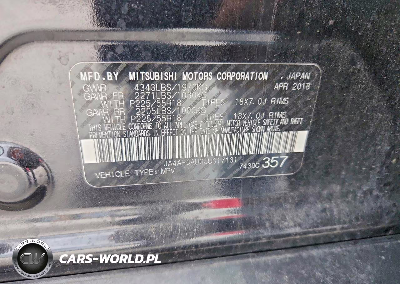 2018 Mitsubishi Outlander Sport Es VIN:JA4AP3AU0JU017131 - 12