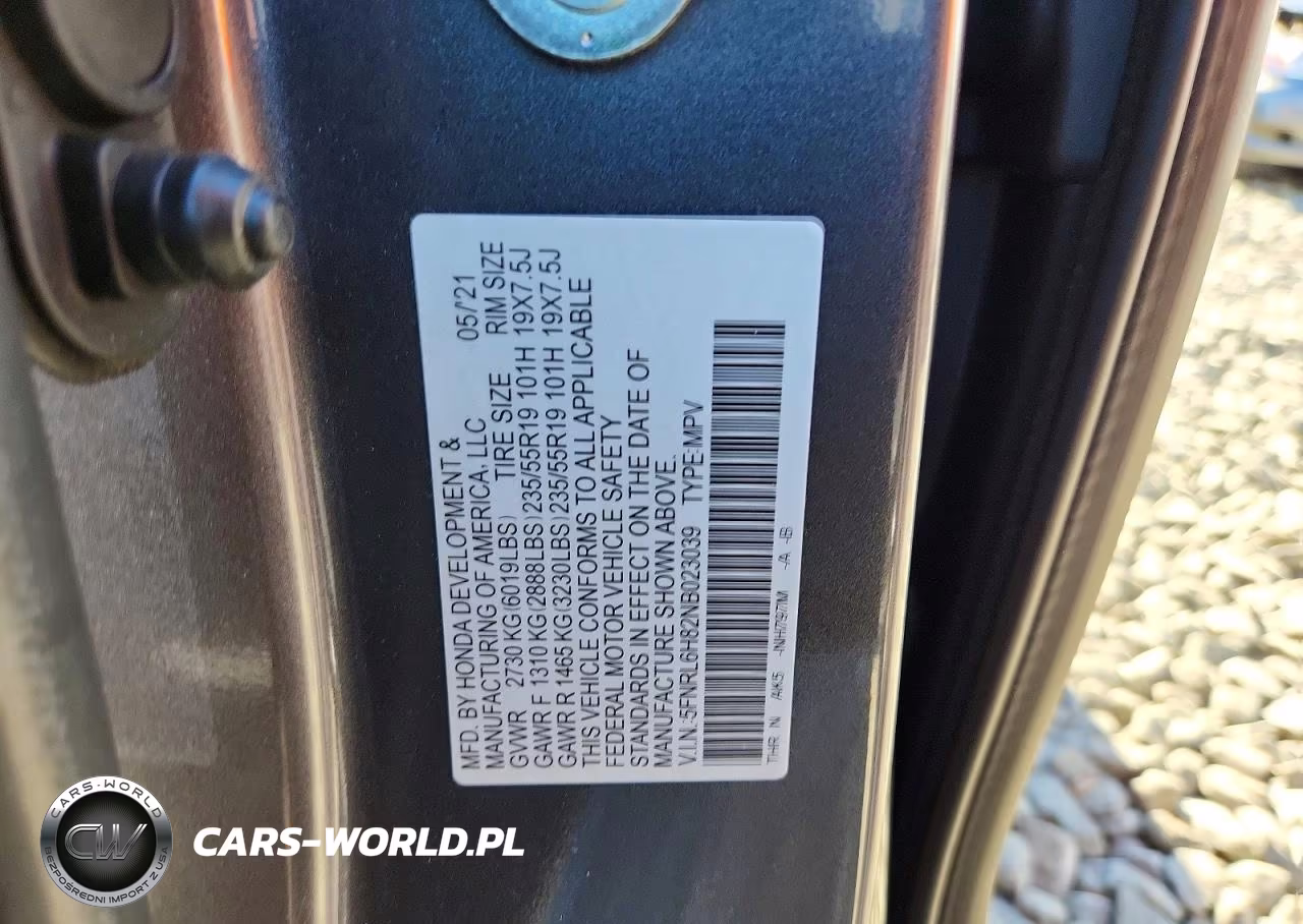 2022 Honda Odyssey Touring VIN:5FNRL6H82NB023039 - 13