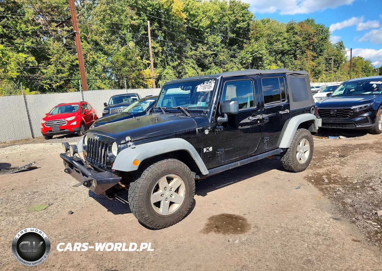 2008 Jeep Wrangler Unlimited X VIN:1J8GA39138L577889 - 1