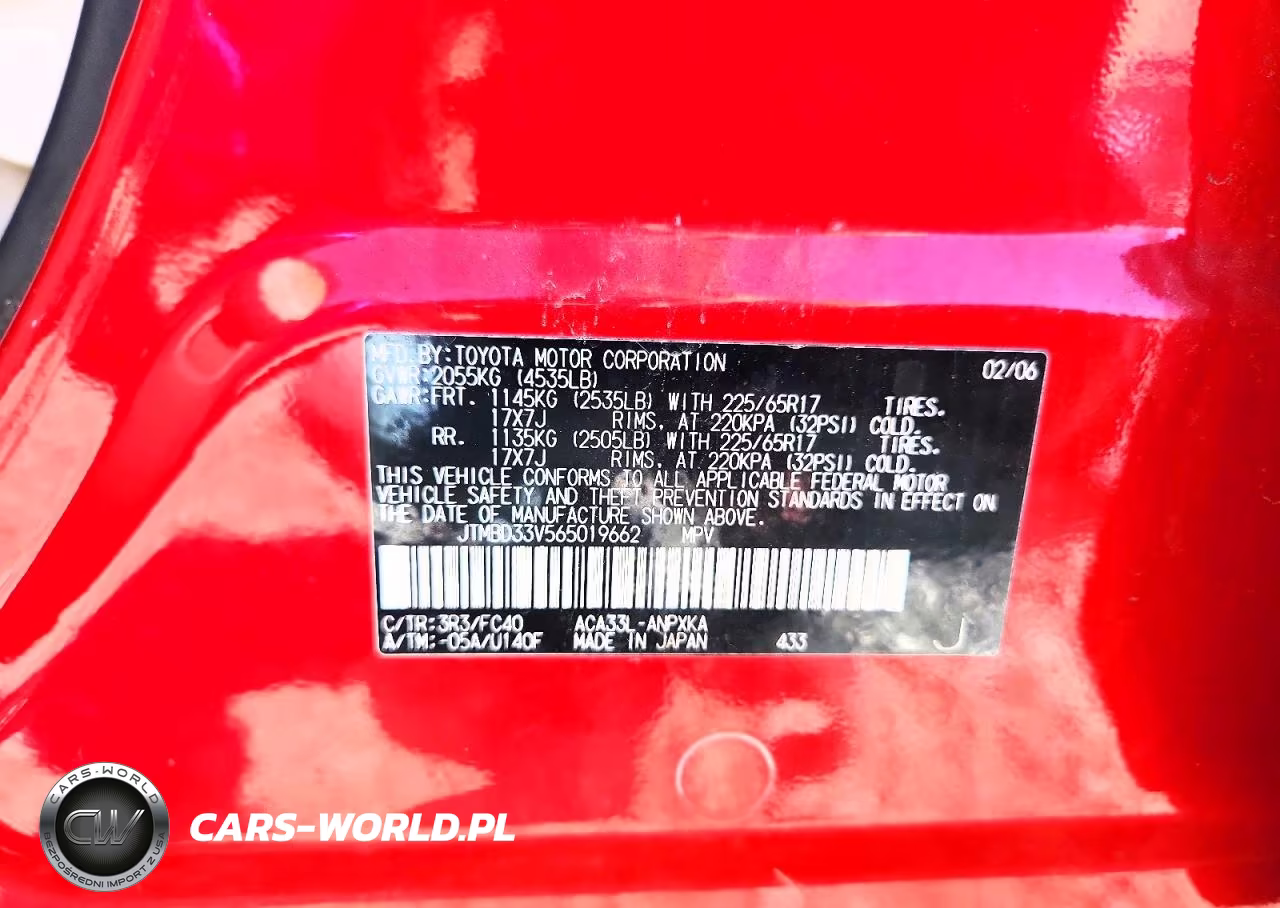 2006 Toyota Rav4 Base VIN:JTMBD33V565019662 - 13