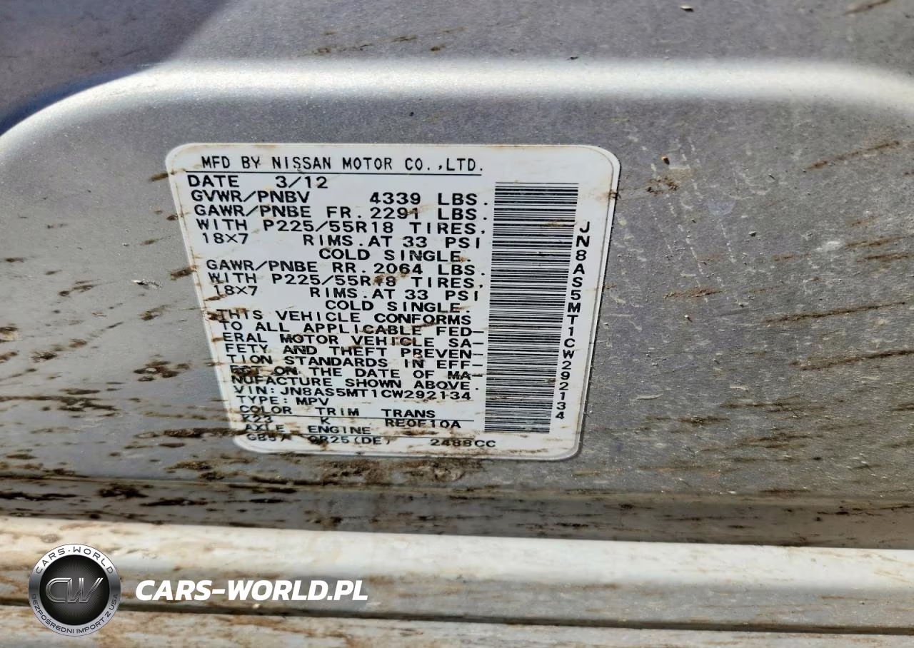 2012 Nissan Rogue S VIN:JN8AS5MT1CW292134 - 13