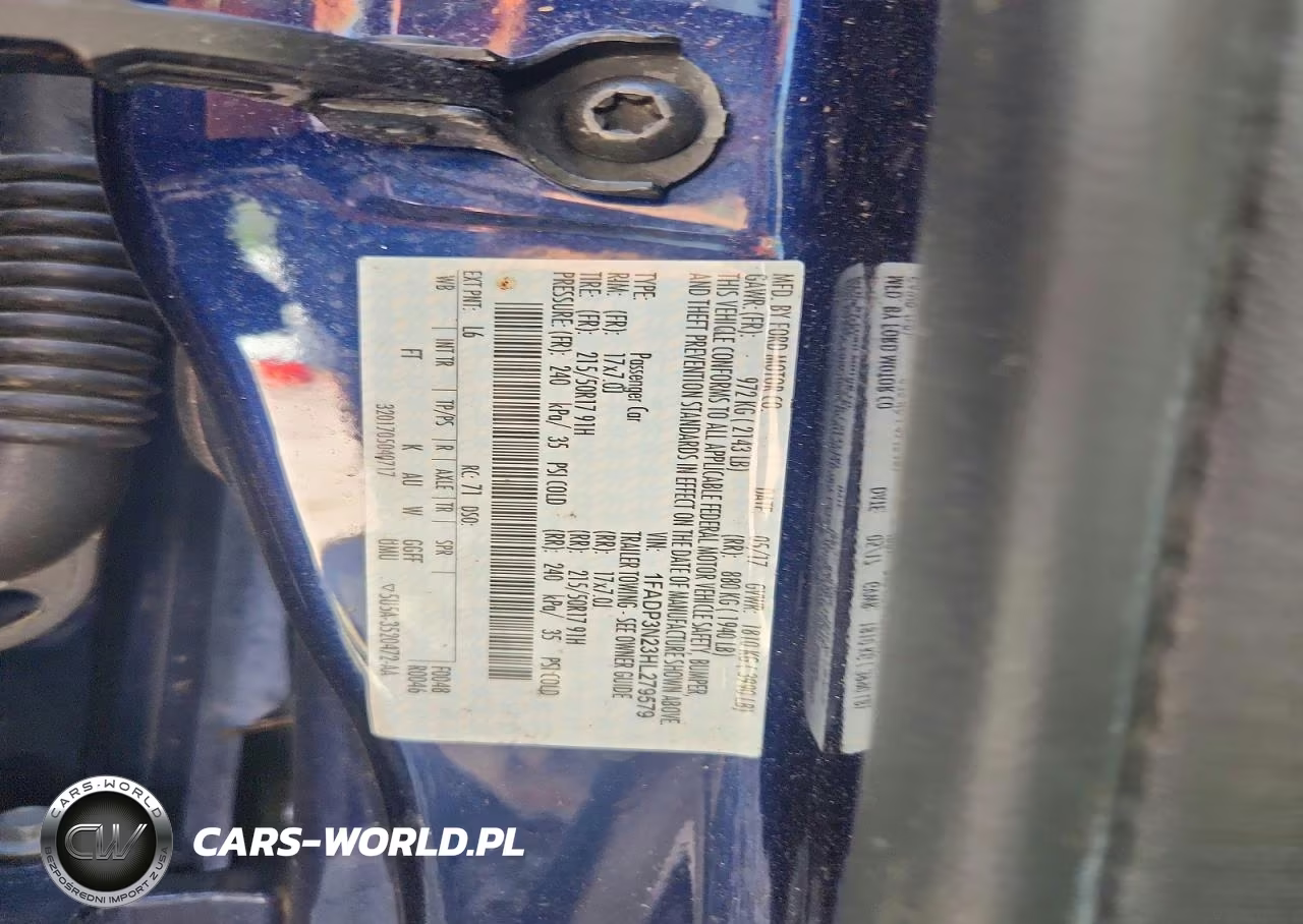 2017 Ford Focus Titanium VIN:1FADP3N23HL279579 - 12